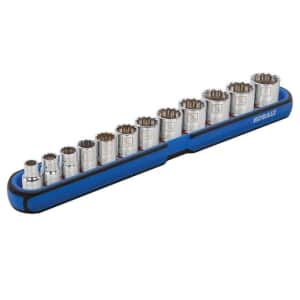 Kobalt 12-Piece 3/8" Drive Socket Set w/ Magnetic Storage Rail for $10