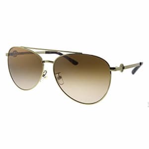 Tory Burch TY6074 Women's Sunglasses Shiny Gold Metal/Dark Brown Gradient 58 for $85 Tory Burch TY6074 Women's Sunglasses Shiny Gold Metal/Dark Brown Gradient 58 for $85