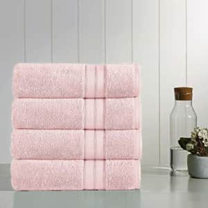 Amrapur Overseas 4-Pack SpunLoft Bath Towel, 30x54, Blush for $53