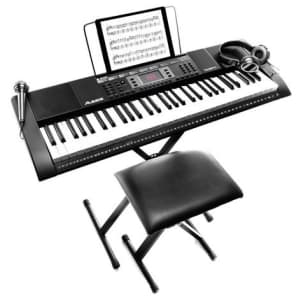 Alesis Talent 61-Key Portable Keyboard for $49