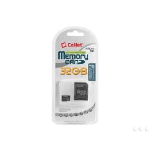 Cellet 32GB Lemon Mobiles Duo 321 Micro SDHC Card is Custom Formatted for Digital high Speed, for $21