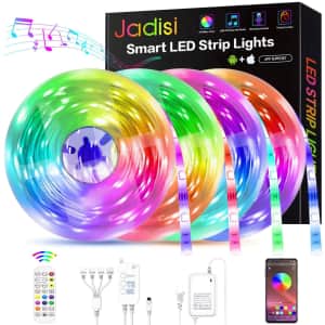 Jadisi 65.6-ft. LED Strip Lights for $19 Jadisi 65.6-ft. LED Strip Lights for $19