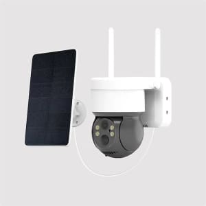 1080p Solar Outdoor WiFi Security Camera for $54