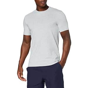 A|X Armani Exchange Men's Short Sleeve Cotton Jersey Logo T-Shirt, Heather Grey, XL for $30