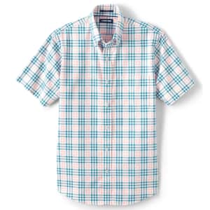 Lands' End Men's Traditional Fit No Iron Sportshirt for $12