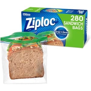 Ziploc Sandwich Bags 280-Count Mega Pack for $11