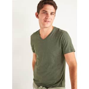 Old Navy Men's Soft-Washed Slub-Knit V-Neck T-Shirt for $4 Old Navy Men's Soft-Washed Slub-Knit V-Neck T-Shirt for $4