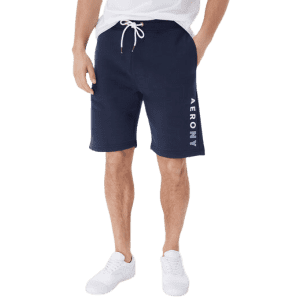 Aeropostale Men's Aero NY Fleece Shorts for $15