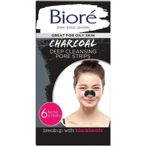 Biore Charcoal Deep Cleansing Pore Strips 6-Pack for $4.51 via Sub & Save