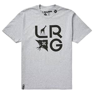 LRG Lifted Men's Collection T-Shirt, Research Group Heather, Large for $19