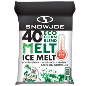 Snow Joe Eco Clean Ice Melt 40-lb. Bag for $8