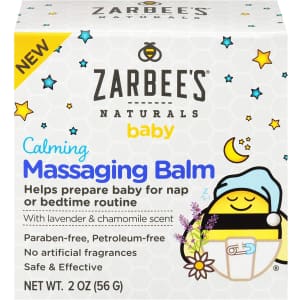 Zarbee's Baby Calming 2-oz. Massaging Balm for $5 Zarbee's Baby Calming 2-oz. Massaging Balm for $5