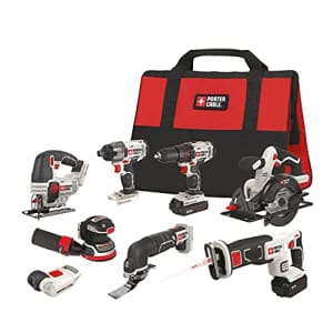 Porter-Cable 20V 8-Tool Combo Kit for $343 Porter-Cable 20V 8-Tool Combo Kit for $343