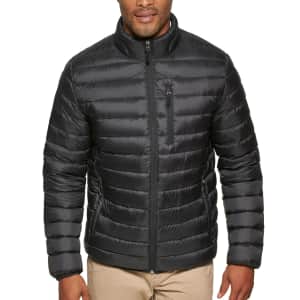 Club Room Men's Down Packable Quilted Puffer Jacket for $40