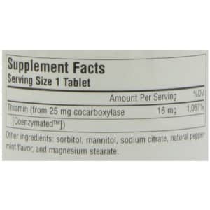 Source Naturals Coenzymated B-1 25 Mg, 30 Count for $19