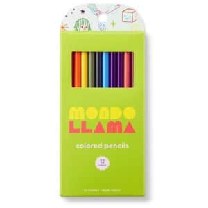 Mondo Llama 12-Count Colored Pencils for 50 cents