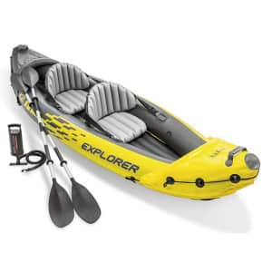 Intex Explorer K2 2-Person Inflatable Kayak Set for $140