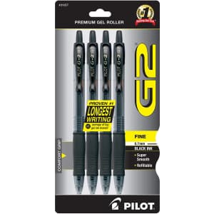 Pilot G2 Premium Gel Roller Pen 4-Pack for $8 Pilot G2 Premium Gel Roller Pen 4-Pack for $8