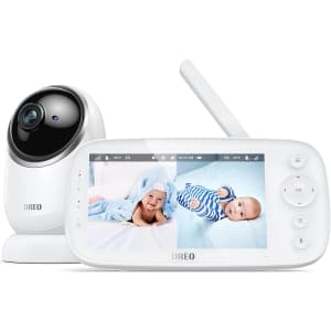 Dreo 5" 720p Split Screen Video Baby Monitor for $120