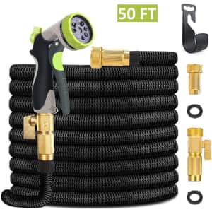 Tminnov 50-Foot Expandable Garden Hose for $14 Tminnov 50-Foot Expandable Garden Hose for $14