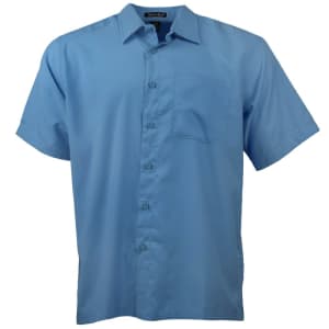 River's End Men's Camp Short Sleeve Button Up Shirt for $10