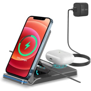 Exw Foldable 3-in-1 Wireless Charger for $38 Exw Foldable 3-in-1 Wireless Charger for $38