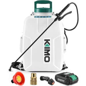 Kimo 3-Gallon Battery-Powered Backpack Sprayer for $180 Kimo 3-Gallon Battery-Powered Backpack Sprayer for $180