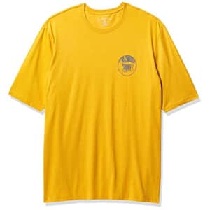 G.H. Bass & Co. Men's Big Short Sleeve Graphic Print T-Shirt, Mineral Yellow, 3X-Large Tall for $10 G.H. Bass & Co. Men's Big Short Sleeve Graphic Print T-Shirt, Mineral Yellow, 3X-Large Tall for $10