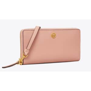 Tory Burch Robinson Zip Continental Wallet for $149
