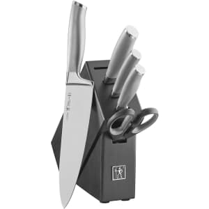 J.A. Henckels Modernist 6-Piece Studio Knife Block Set for $120