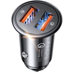 Ainope 36W Dual Port USB Car Charger for $16