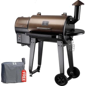 Z Grills Wood Pellet 6 in 1 Grill & Smoker Combo for $393
