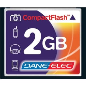 Dane Elec Canon EOS 10D Digital Camera Memory Card 2GB CompactFlash Memory Card for $17