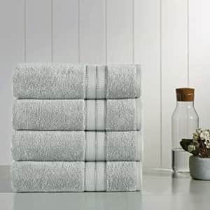 Amrapur Overseas 4-Pack SpunLoft Bath Towel Grey 30x54 for $53 Amrapur Overseas 4-Pack SpunLoft Bath Towel Grey 30x54 for $53