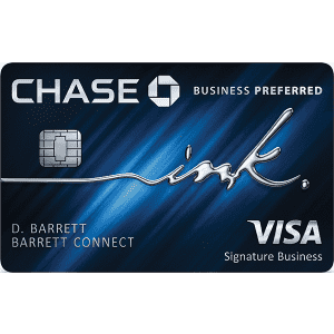 Chase Ink Business PreferredĀ® Credit Card: Earn 100,000 bonus points Chase Ink Business PreferredĀ® Credit Card: Earn 100,000 bonus points
