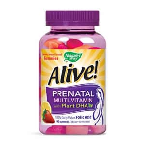 Nature's Way Alive! Prenatal Gummy Multivitamin with DHA, Fruit and Veggie Blend (50mg per for $23 Nature's Way Alive! Prenatal Gummy Multivitamin with DHA, Fruit and Veggie Blend (50mg per for $23