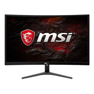 MSI Full HD FreeSync Gaming Monitor 24" Curved Non-Glare 1ms LED Wide Screen 1920 X 1080 75Hz for $178