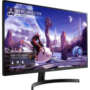 LG 32" 1440p HDR FreeSync IPS LED Gaming Monitor for $247