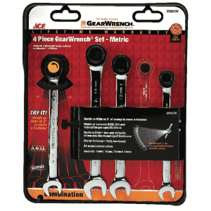 Ace Hardware 7.5" Multiple Metric Gearwrench 4-Piece Set for $29 Ace Hardware 7.5" Multiple Metric Gearwrench 4-Piece Set for $29