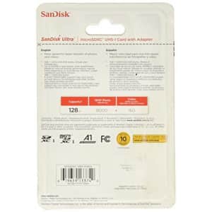 Sandisk Ultra - Flash Memory Card - 128 GB - MicroSDXC UHS-I, Black (SDSQUNC-128G-AN6IA) for $18 Sandisk Ultra - Flash Memory Card - 128 GB - MicroSDXC UHS-I, Black (SDSQUNC-128G-AN6IA) for $18