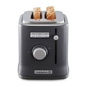 Calphalon 2084021 Intellicrisp 2 Slice Toaster, Black (Renewed) for $43 Calphalon 2084021 Intellicrisp 2 Slice Toaster, Black (Renewed) for $43
