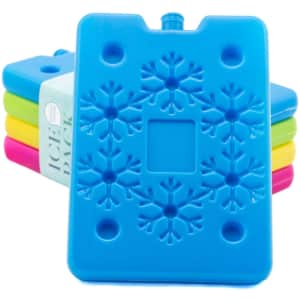 Blue Ele Ice Pack for Lunch Box and Cooler 4-Pack for $11 Blue Ele Ice Pack for Lunch Box and Cooler 4-Pack for $11