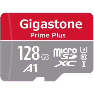 Gigastone Prime Plus 128GB MicroSDHC Card for $15