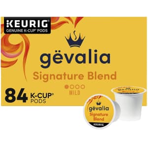 Gevalia Signature Blend Mild Roast 84-Count K-Cup Coffee Pods for $21 via Sub & Save Gevalia Signature Blend Mild Roast 84-Count K-Cup Coffee Pods for $21 via Sub & Save