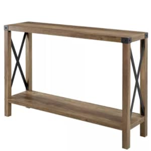 Saracina Home Sophie Farmhouse X Frame Entry Table for $126 Saracina Home Sophie Farmhouse X Frame Entry Table for $126