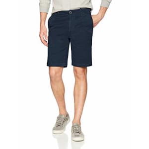 HUDSON Jeans Men's Clint Chino Shorts, Navy, 34 for $23