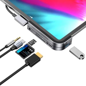 Baseus 6-in-1 USB-C Hub for iPad Pro for $47 Baseus 6-in-1 USB-C Hub for iPad Pro for $47
