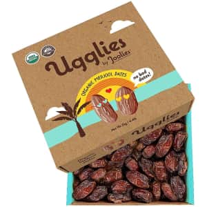 Joolies Ugglies Organic Whole Medjool Dates 4.4-lb. Box for $22 via Sub & Save Joolies Ugglies Organic Whole Medjool Dates 4.4-lb. Box for $22 via Sub & Save