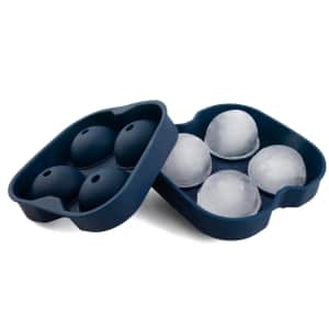 Thirstystone by Cambridge 4-Sphere Silicone Ice Mold Tray for $9 Thirstystone by Cambridge 4-Sphere Silicone Ice Mold Tray for $9