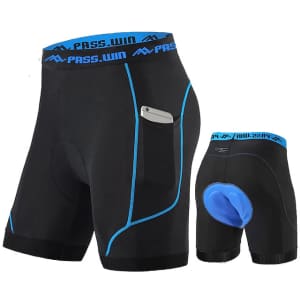 Men's Padded Cycling Shorts for $6